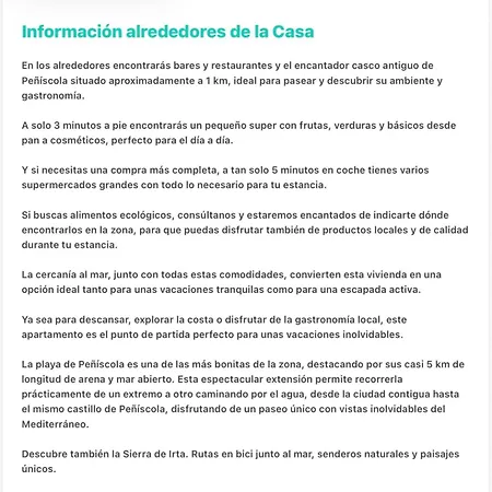 公寓 Casa Baladre Peñíscola